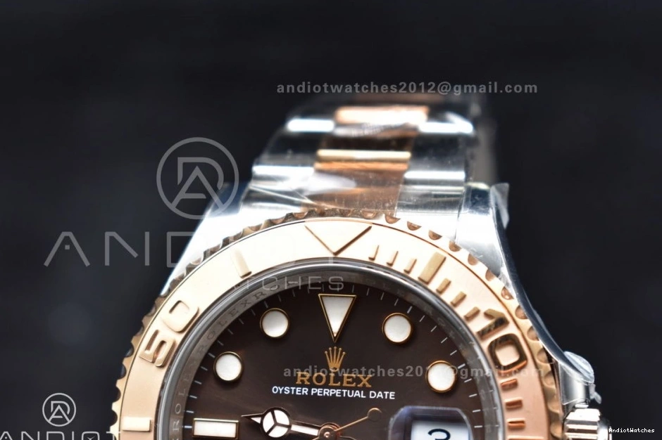 Edition Plated Best Clean 904L 1:1 Bracelet Brown 488 VR Rose Yacht-Master 126621 Dial SS Trendy Steel Gold On 0409